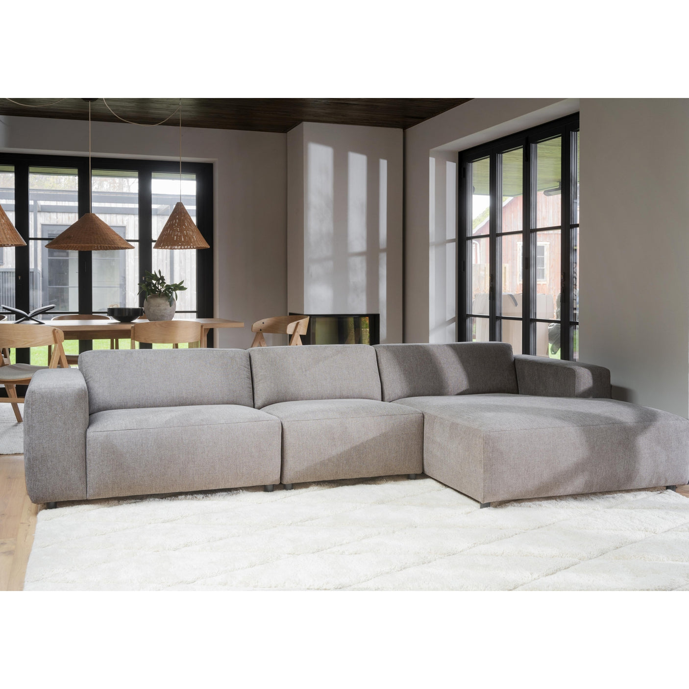 Willard sofa 4-seter sjeselong høyre Rowico Sofa