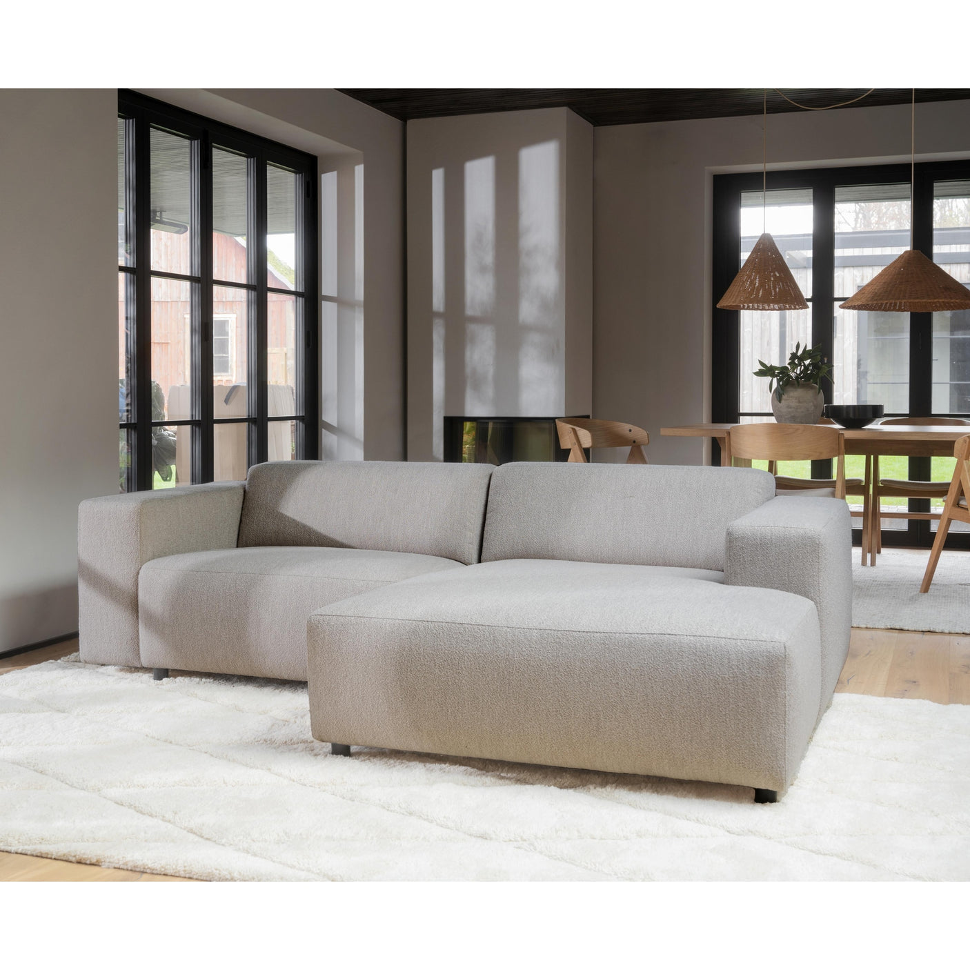 Willard sofa 3-seter sjeselong høyre Rowico Sofa