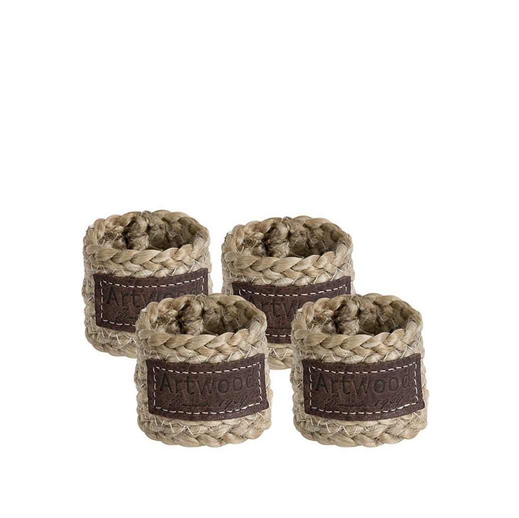 HEMP 4 pakk serviettringer Artwood Kjøkken