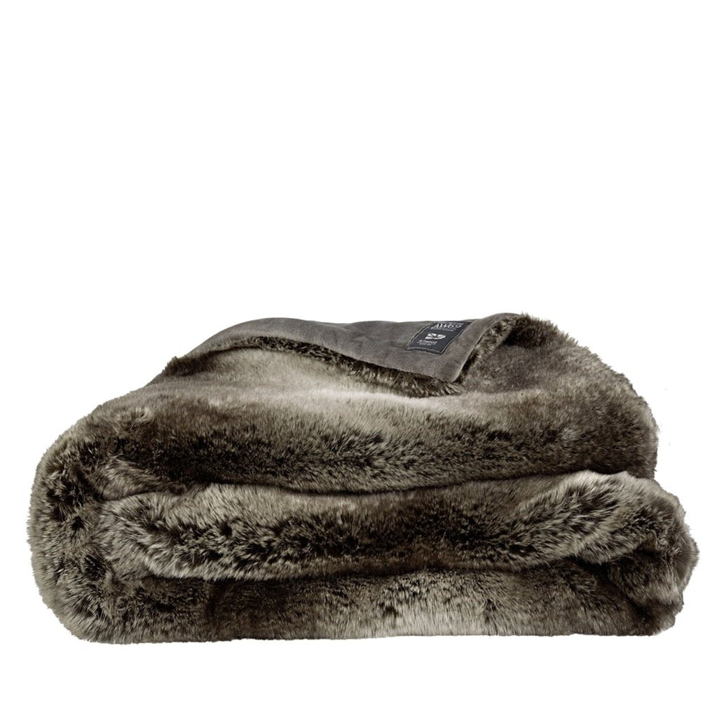 GREY BEAR pledd Artwood Pledd