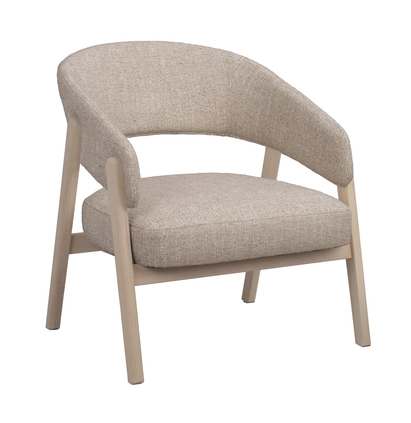 Barnaby lenestol beige/whitewash Rowico Lenestol