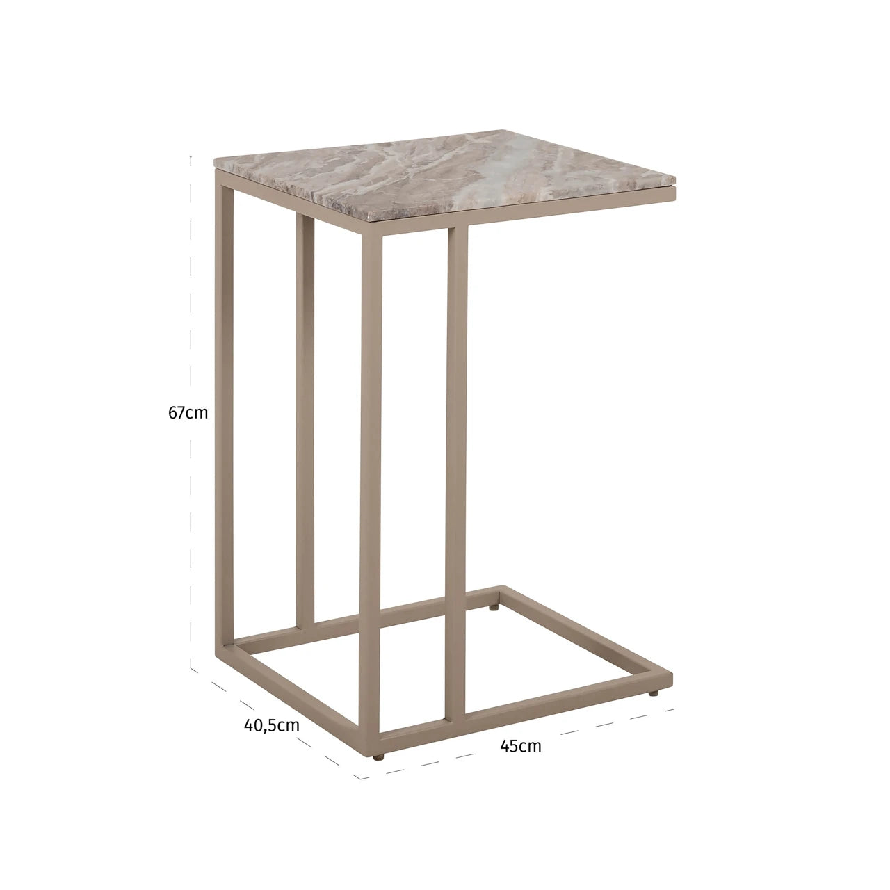 Sofabord Fairfax leire Richmond Interiors Sofabord
