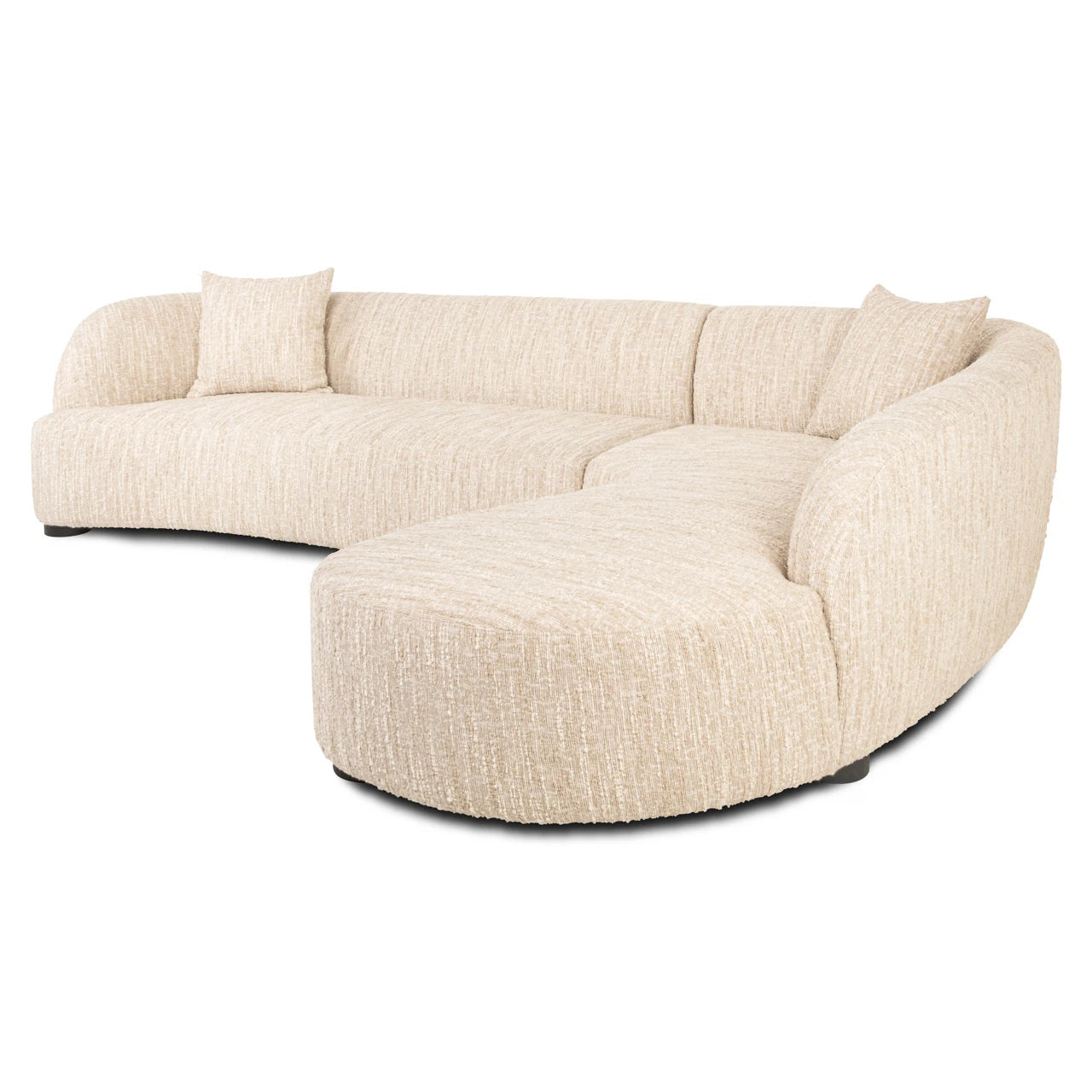 Sofa Pandora beige angora lounge høyre Richmond Interiors Sofa