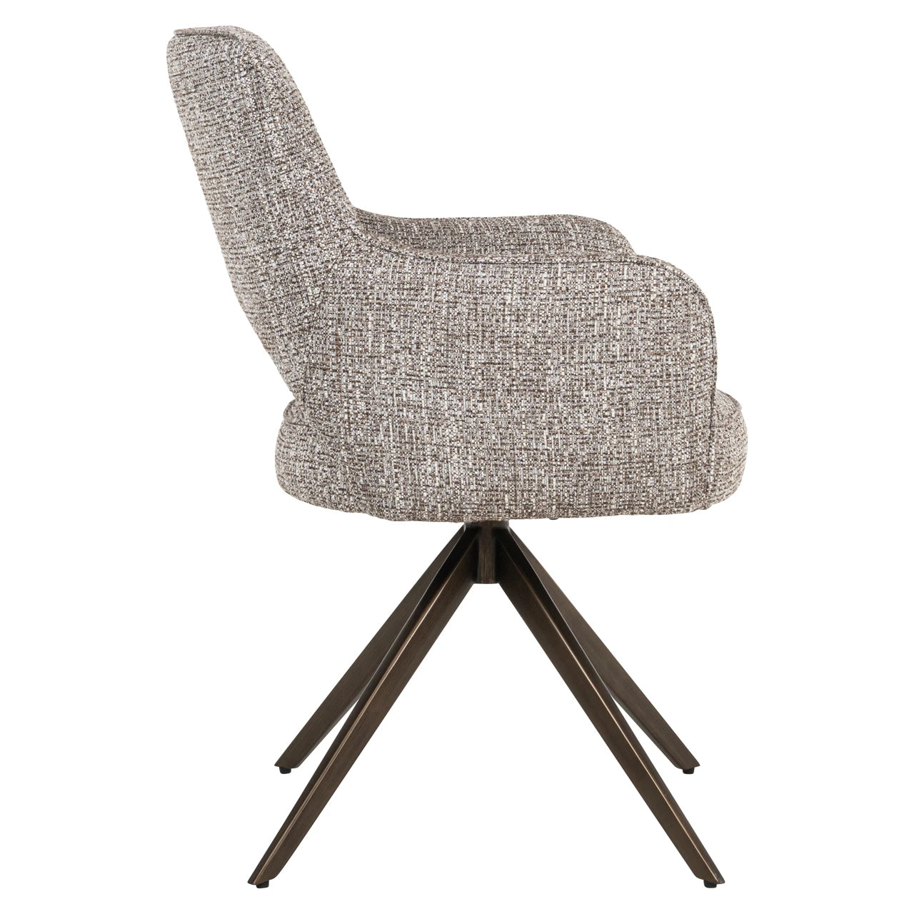 Spisestol Ginerva jord tweed svingbar Richmond Interiors Spisestol
