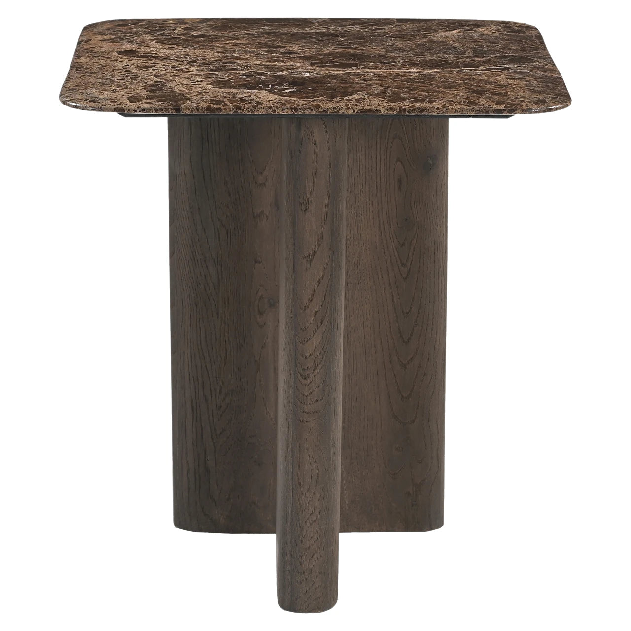 Endebord Castello røkt trekullmarmorplate Richmond Interiors Sidebord