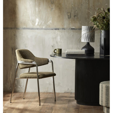 ALBERT stol - grønn Nordal CHAIRS+ARM