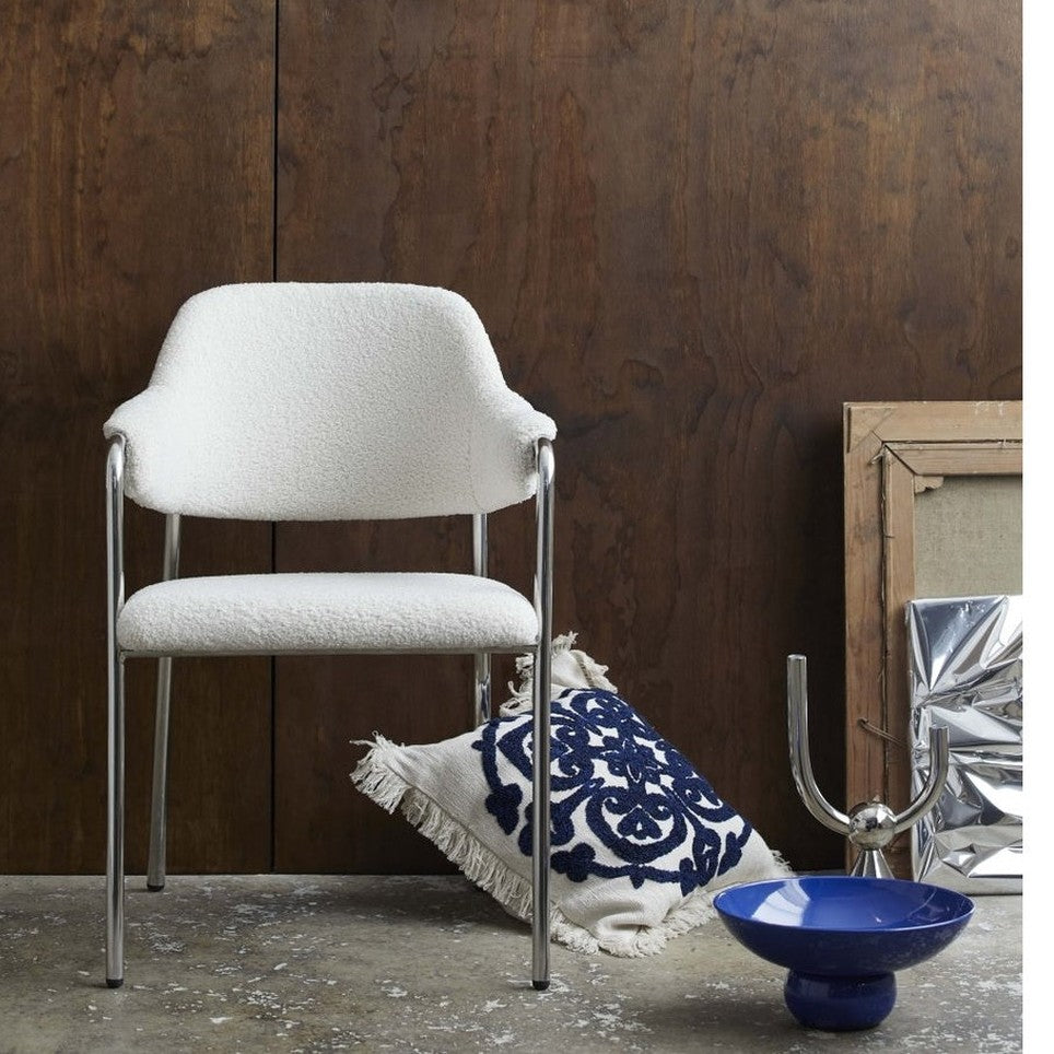 ALBERT stol - rå hvit Nordal CHAIRS+ARM