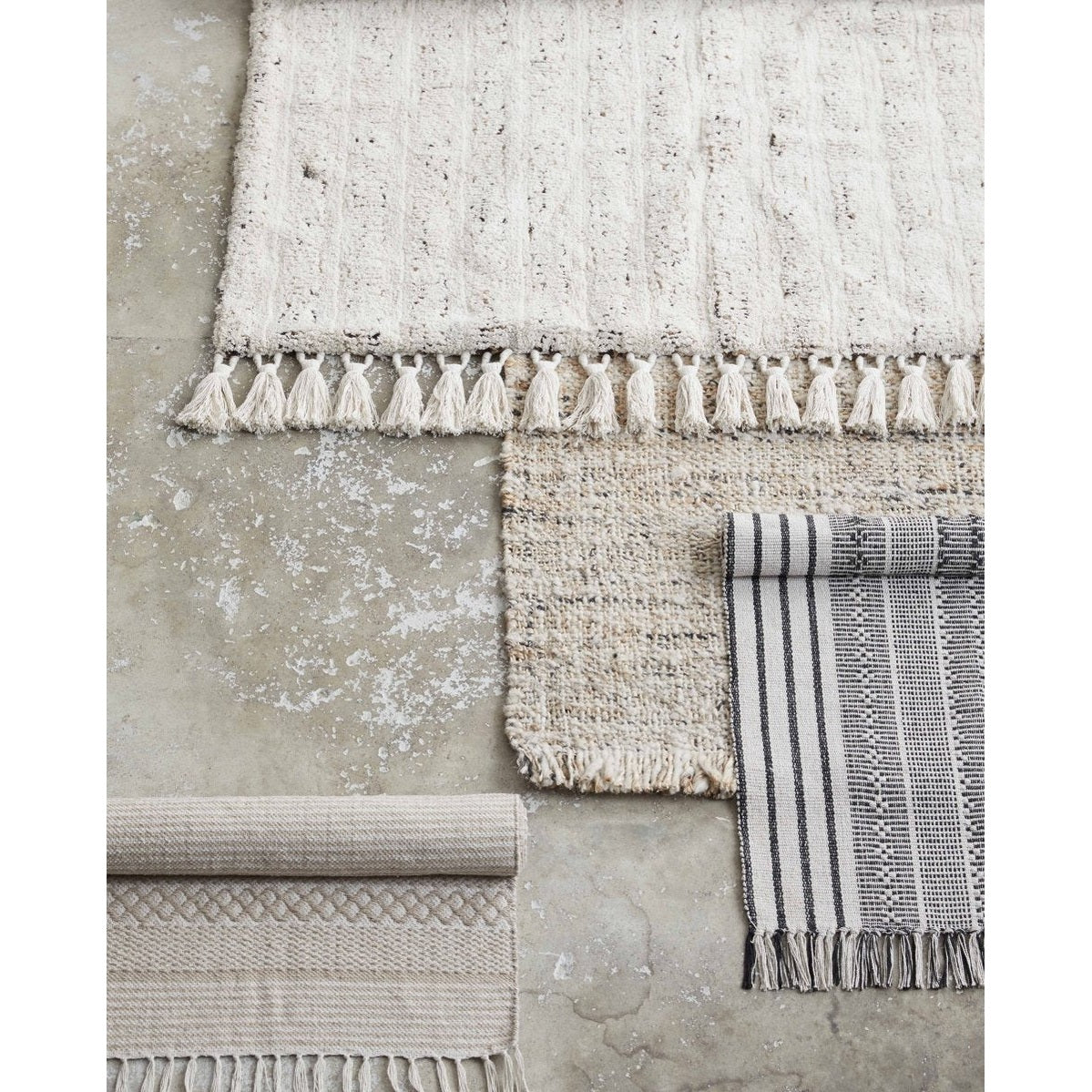 ALICE-teppe, 70x160 - sort Nordal CARPETS