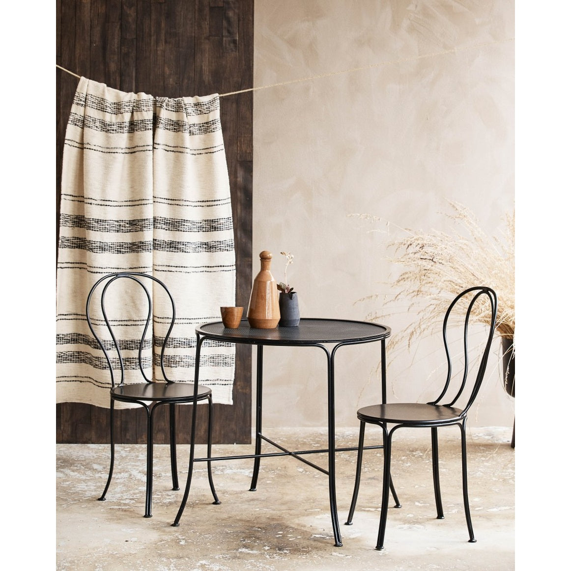 OLIVO hagebord - sort Nordal GARDEN FUR