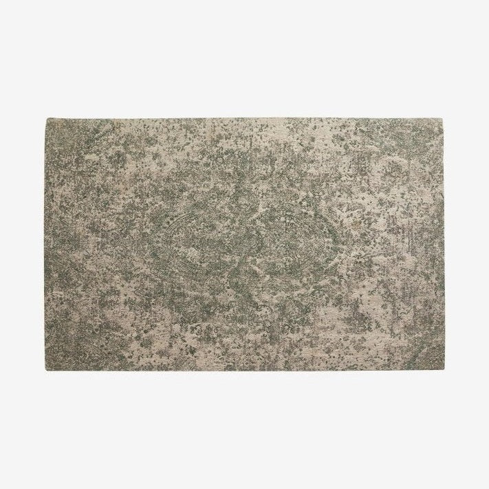 ARIA jacquard vevd teppe, 160x240 cm - grønn/beige Nordal CARPETS