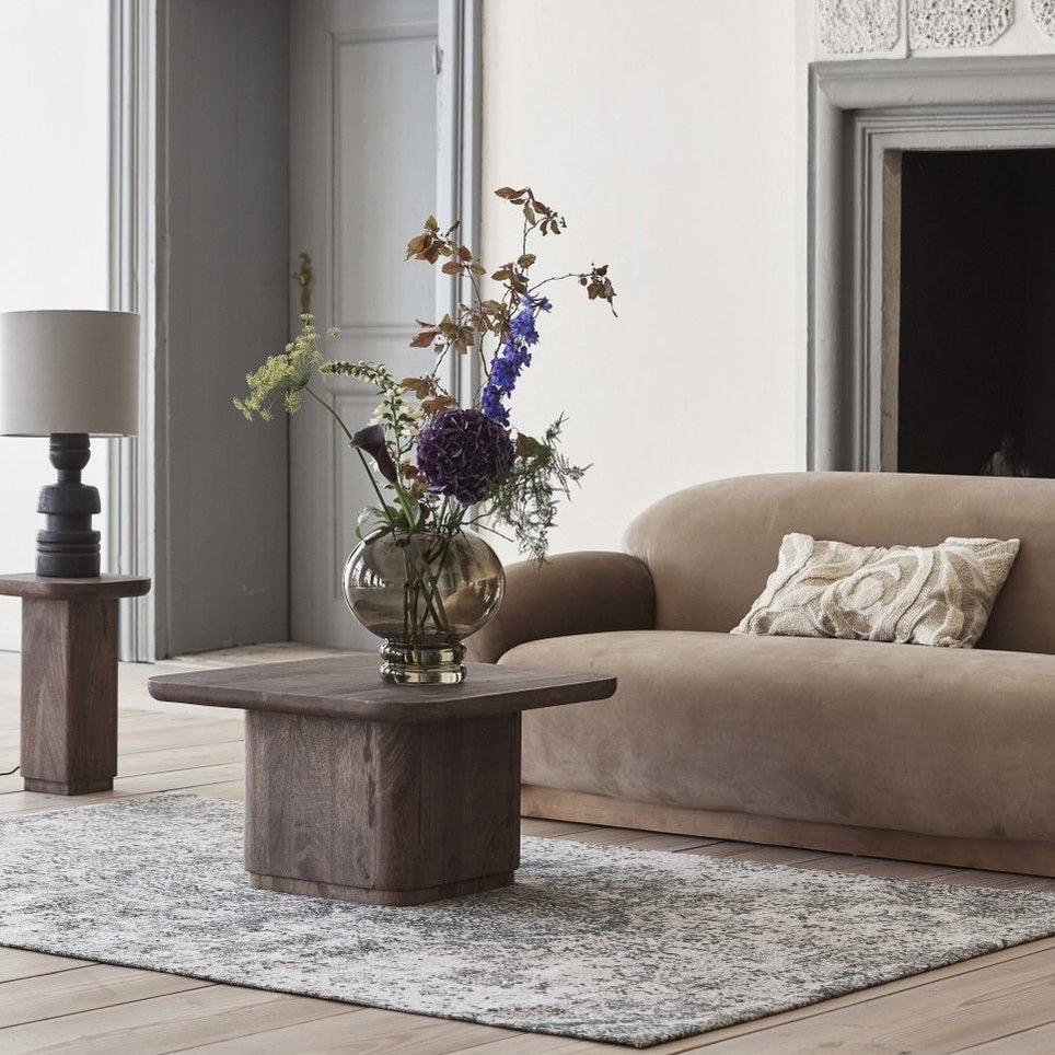 ARIA jacquard vevd teppe, 160x240 cm - grønn/beige Nordal CARPETS