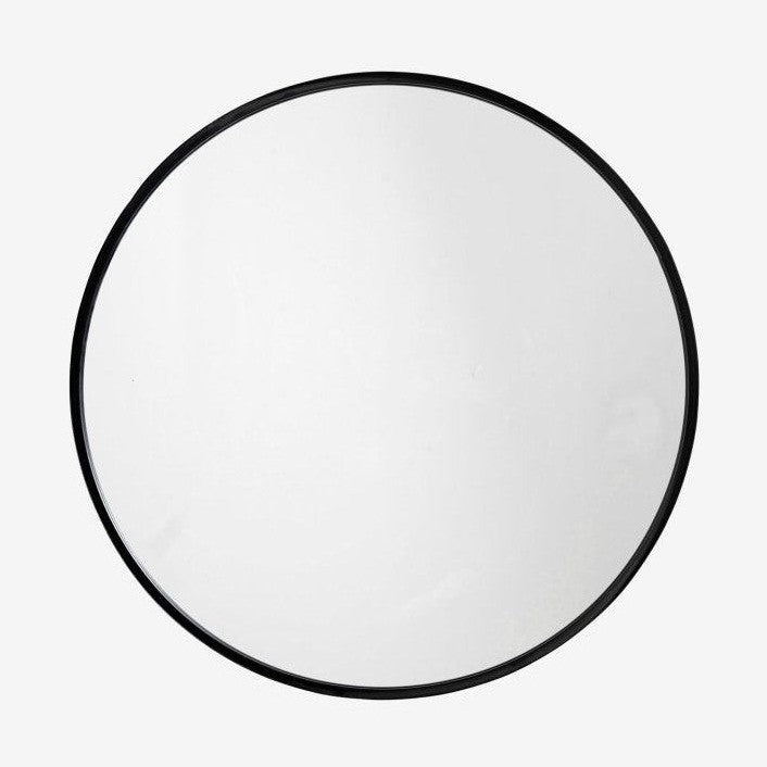 ASIO stort rundt speil i jern - ø160 cm - sort Nordal MIRRORS