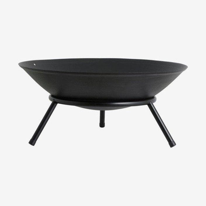 ASTER brannbane med stillas - ø61 cm - sort Nordal DECO ITEMS