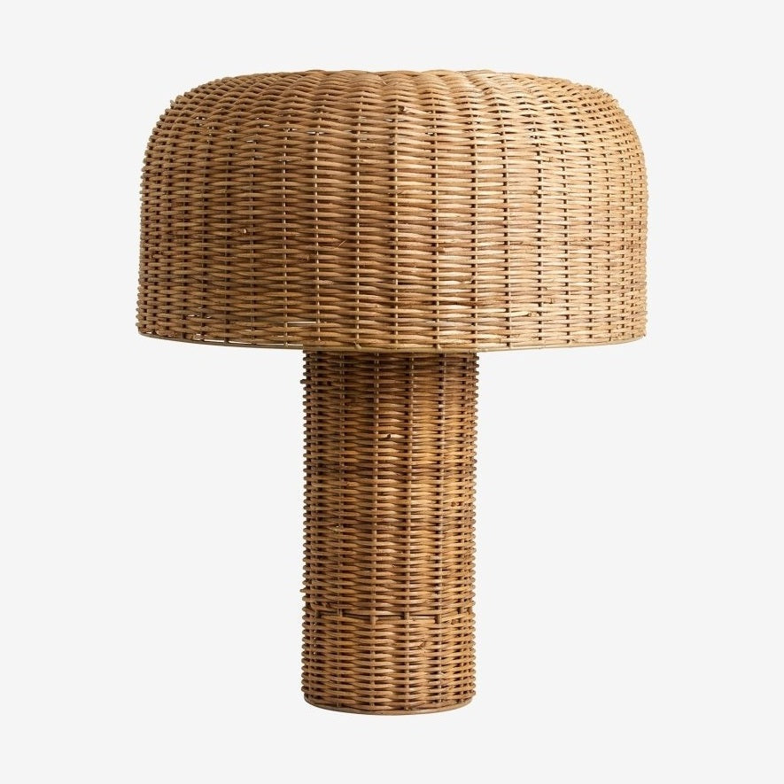 ATUM bordlampe i flettet sukkerrør - h50 cm - natur Nordal STAND LAMP