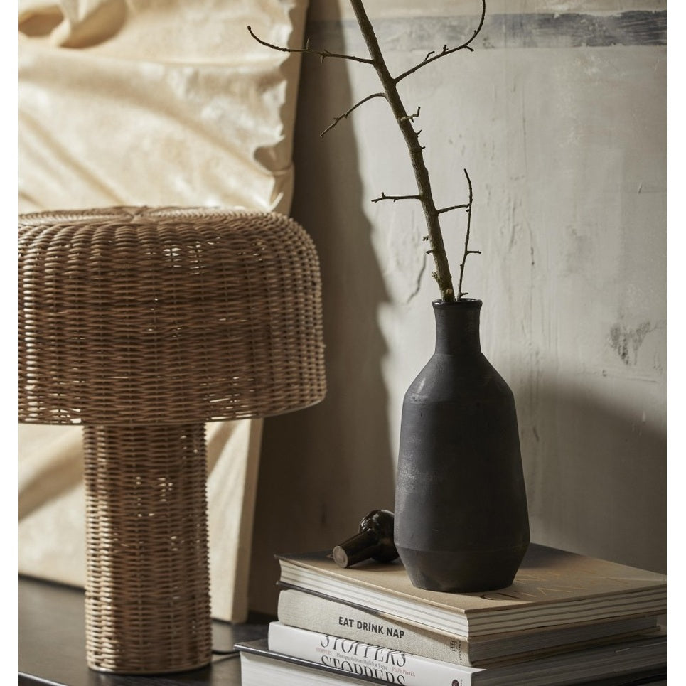 ATUM bordlampe i flettet sukkerrør - h50 cm - natur Nordal STAND LAMP