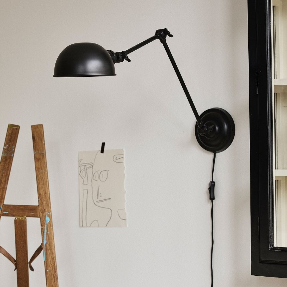 AURA vegglampe - L71 cm - sort Nordal WALL LAMPS