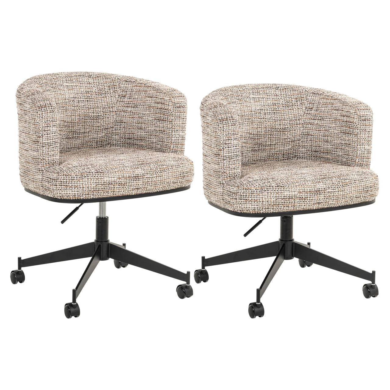 Spisestol Rochenne trendy natur svingbar på hjul Richmond Interiors Spisestol