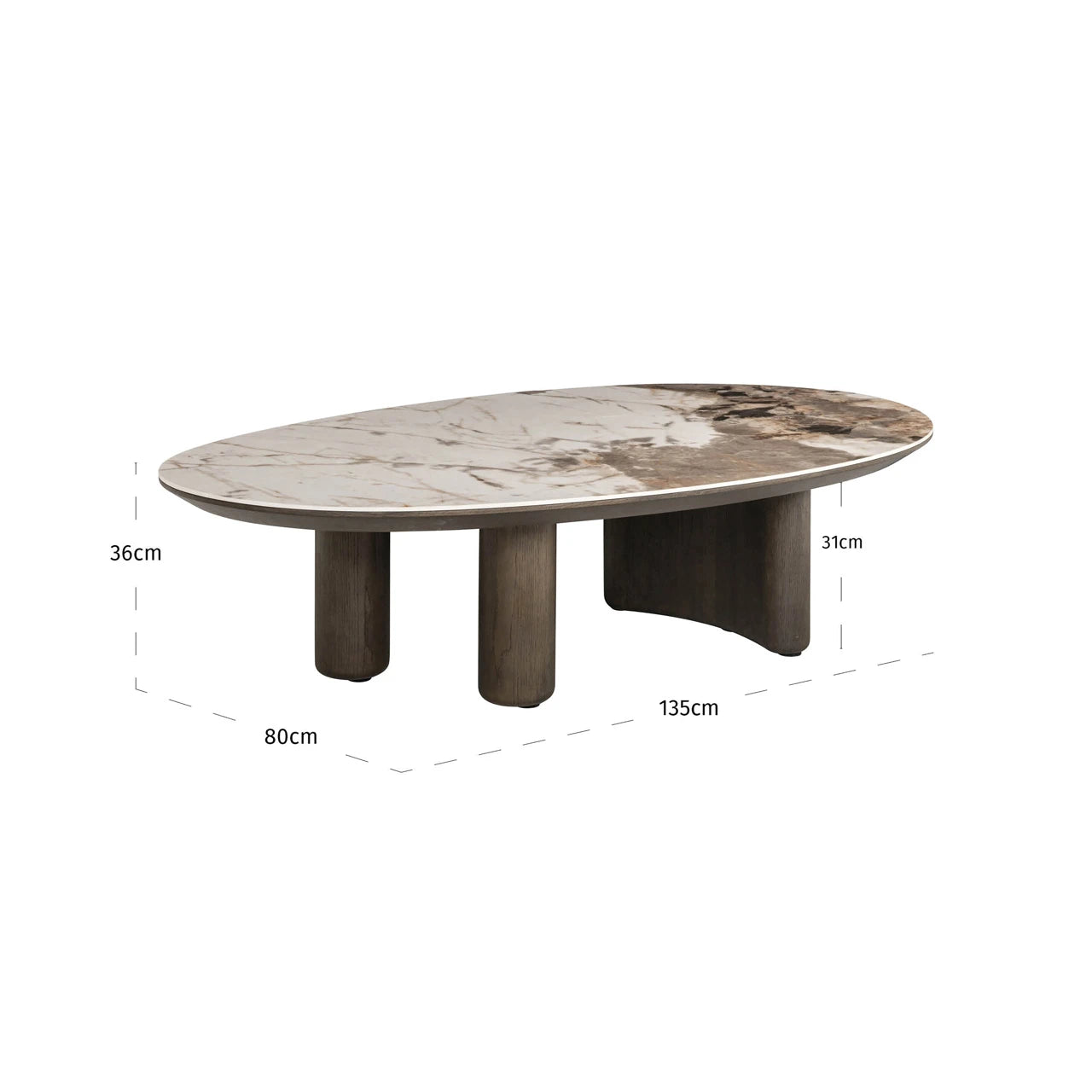Salongbord Langford brun Richmond Interiors Sofabord