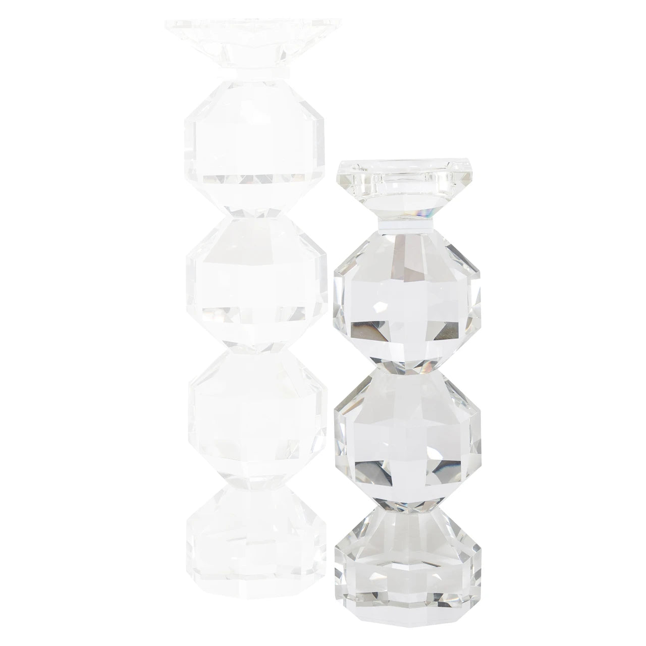 Candle holder Safia klar gjennomsiktig liten Richmond Interiors Lysestake
