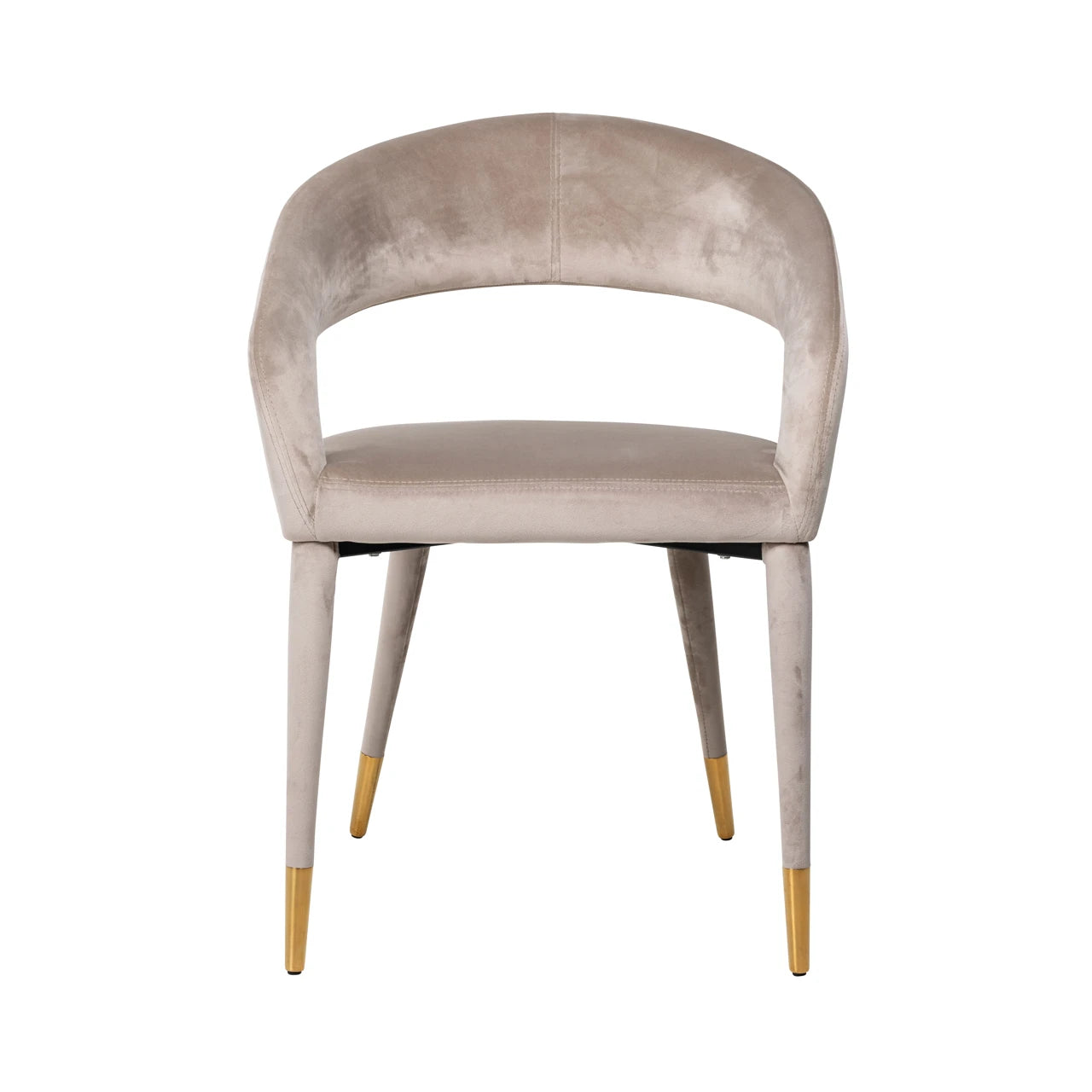 Spisestol Gia khaki fløyel brannhemmende Richmond Interiors Spisestol