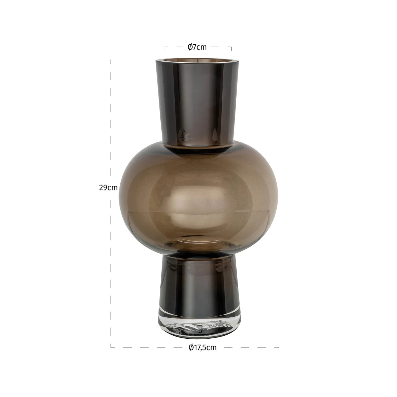 Vase Liora brun liten Richmond Interiors Vase