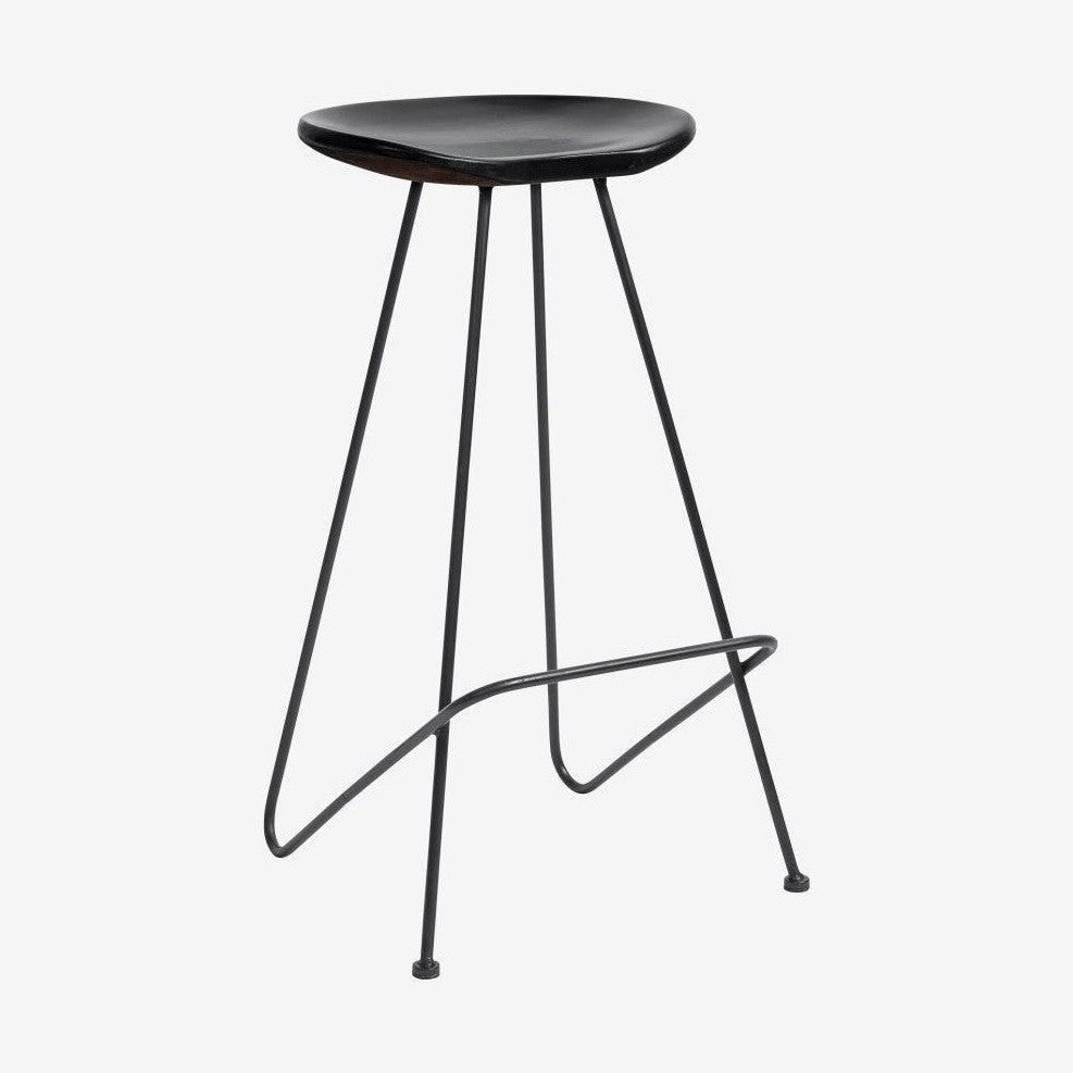 BARRY barstol i tre - h73 cm - svart Nordal CHAIRS+ARM