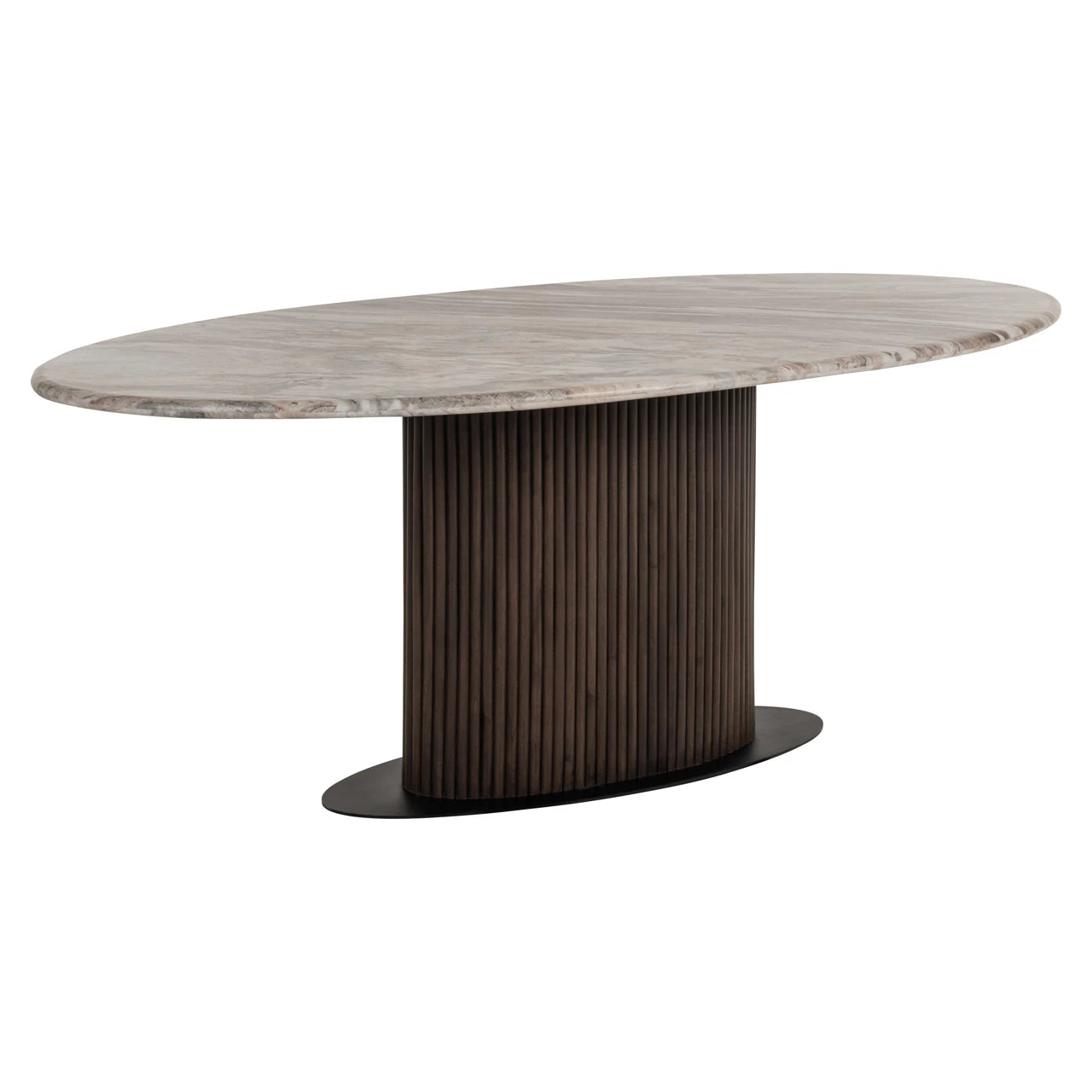 Spisebord Rashford Blush beige ovalt 200 Richmond Interiors Spisebord