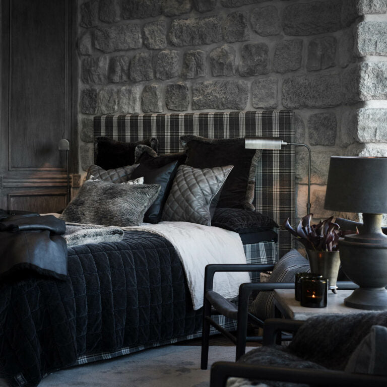 LEIA STRIPE GREY Artwood Pute