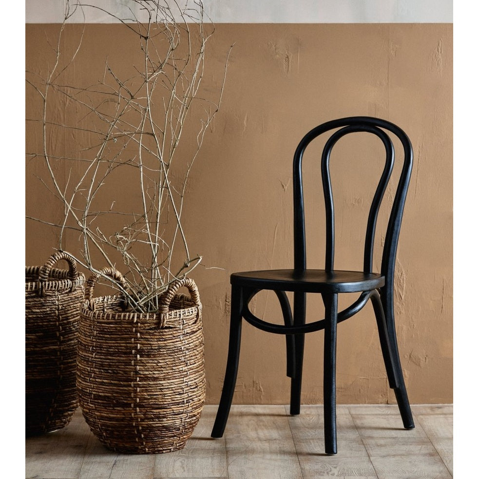 BISTRO spisebordstol i tre - sort Nordal CHAIRS+ARM