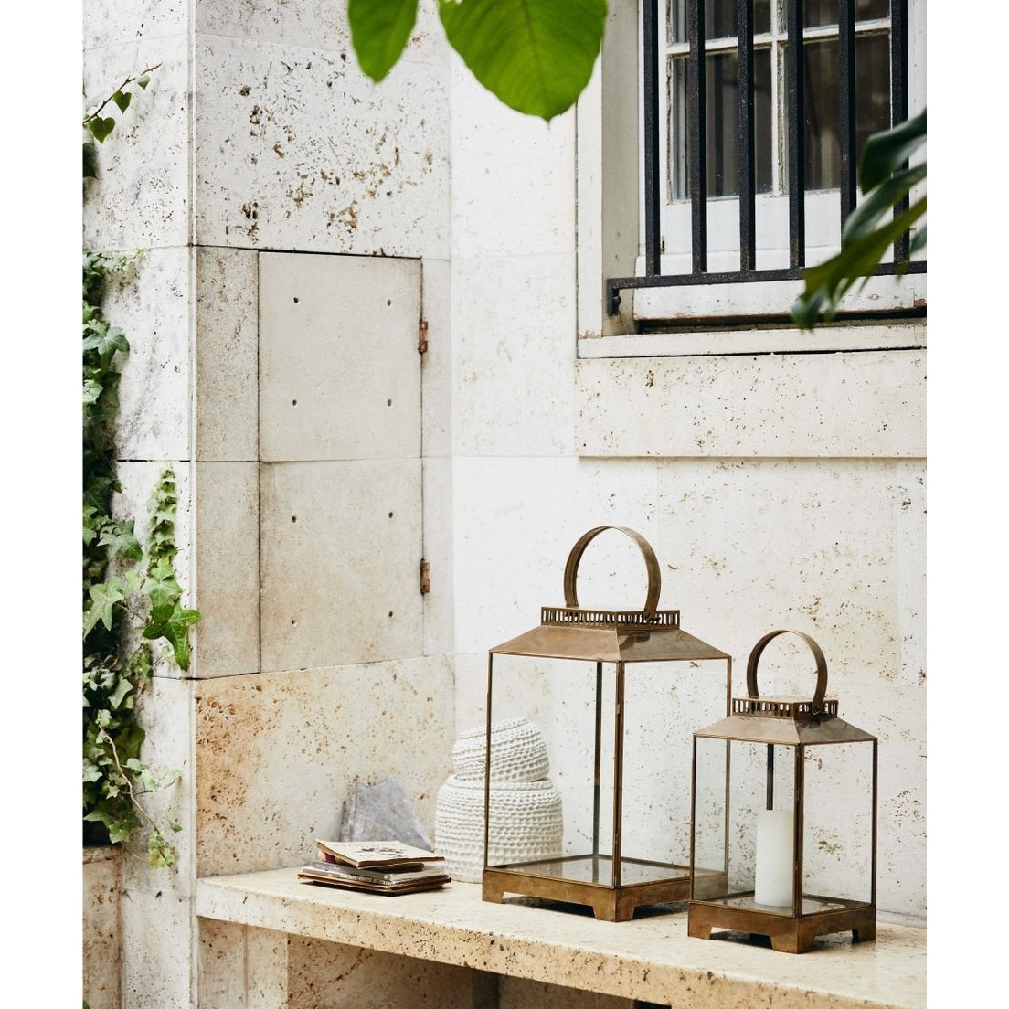 BITRA lanterne, S - messing Nordal LANTERNER