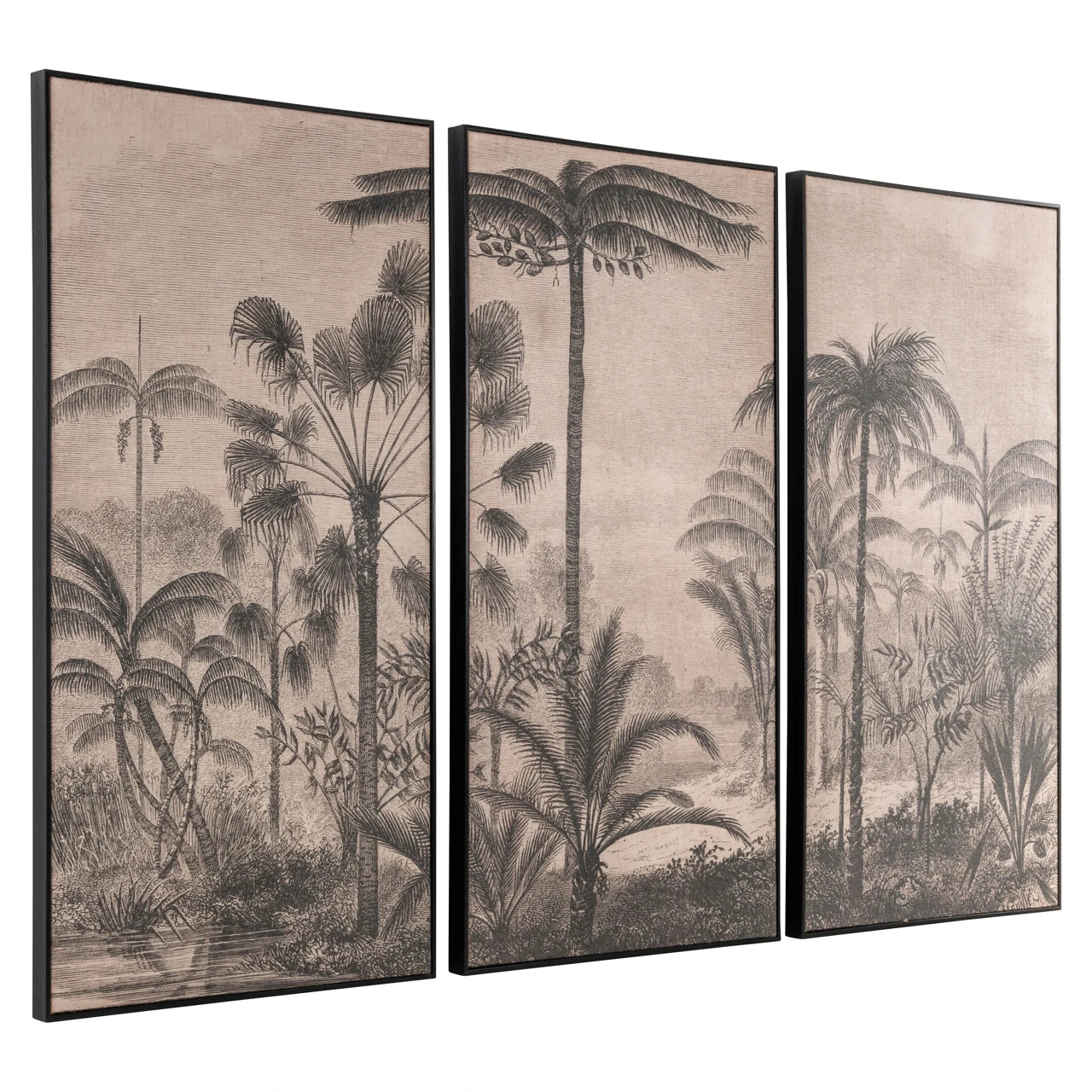 Veggkunst Rhapsody brun sett med 3 Richmond Interiors Bilde