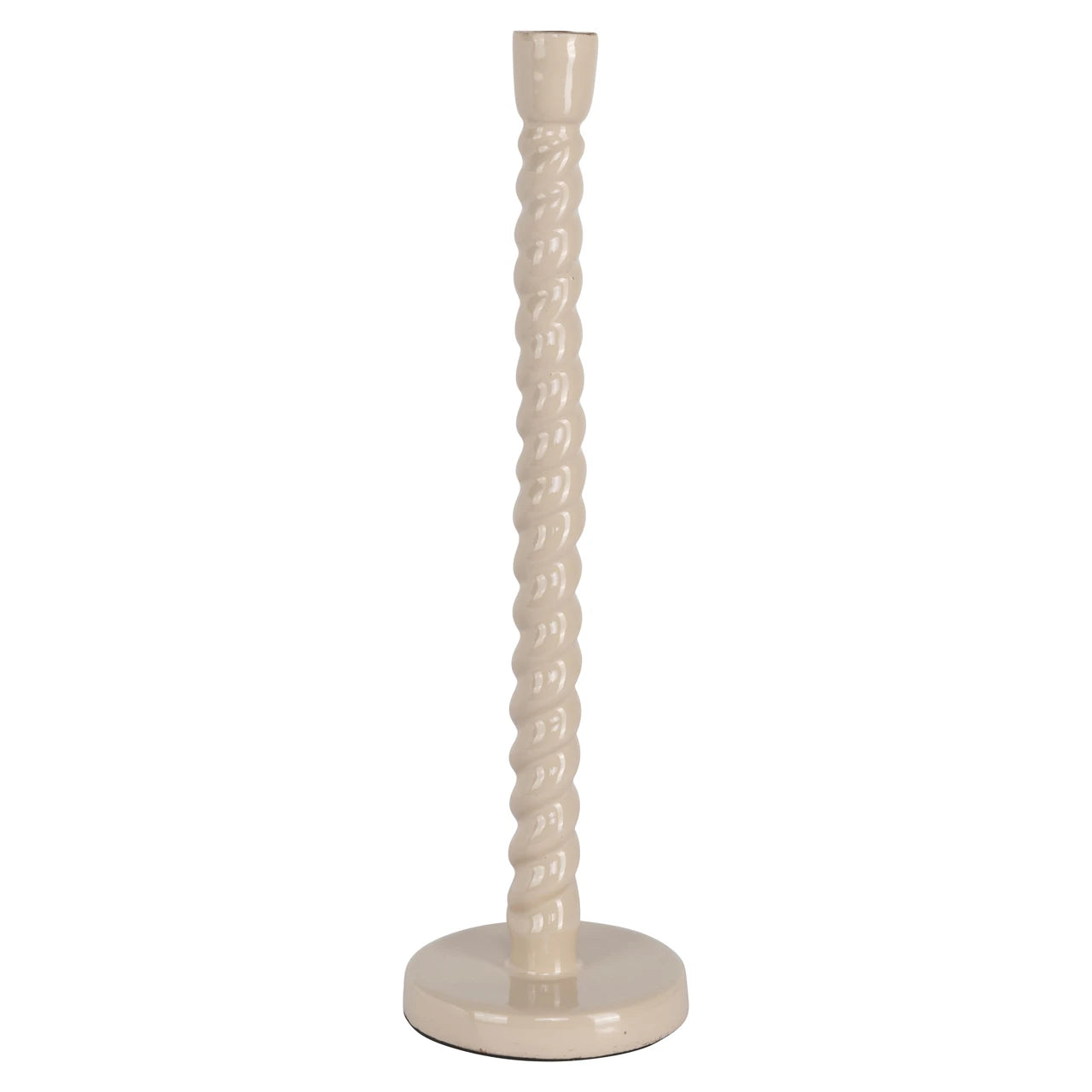Candle holder Nena tapioca stor Richmond Interiors Lysestake