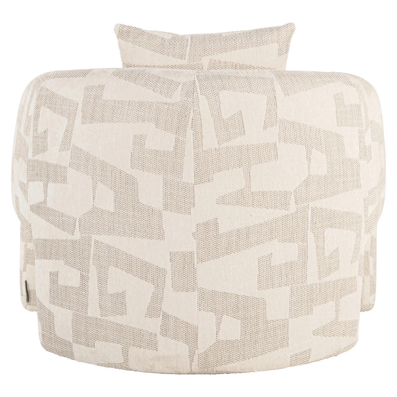 Lounge stol Tuscany beige graffic Richmond Interiors Lenestol