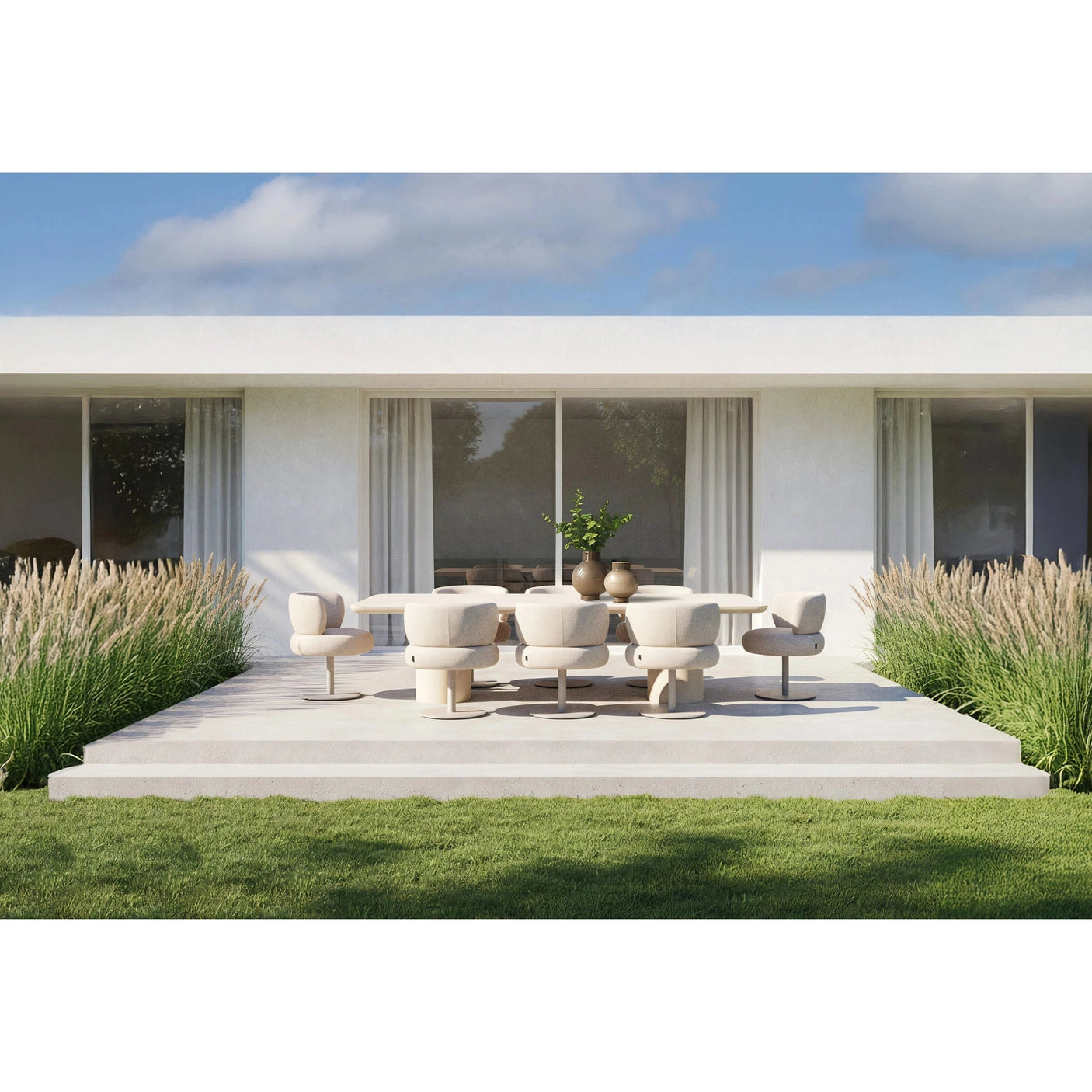 Utendørs spisebord Urban Bloom sandstein 280 Richmond Interiors Spisebord