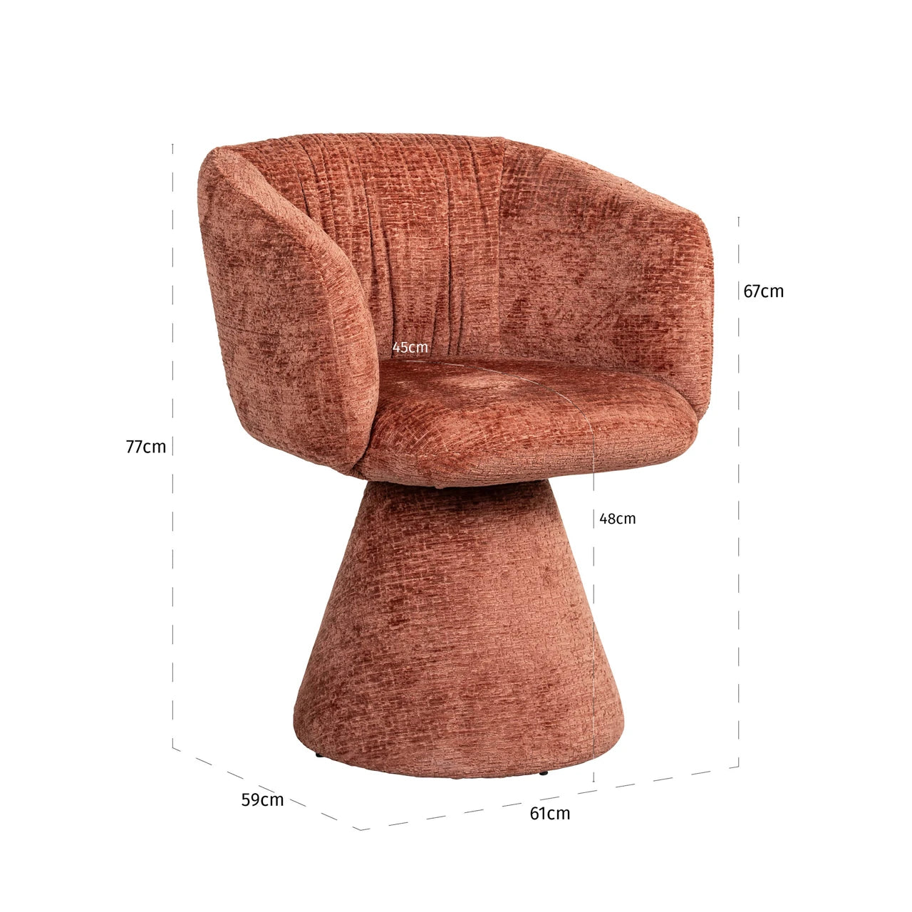 Spise stol Madeline blush fusion dreibar Richmond Interiors Spisestol