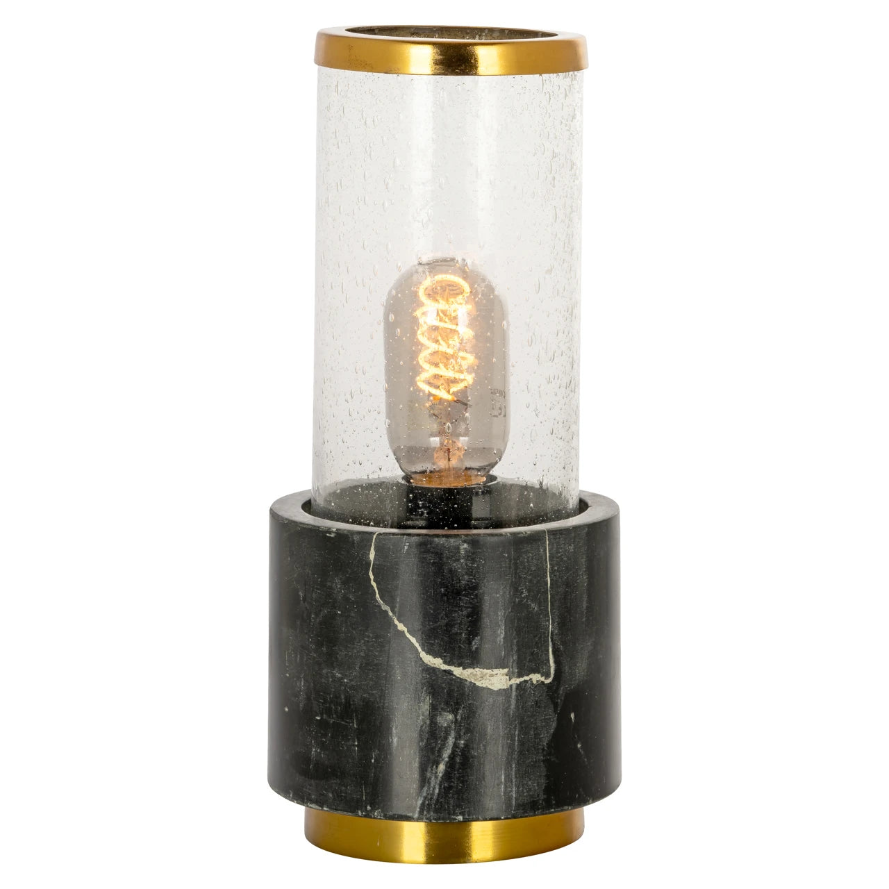 Bordlampe Conan svart/gull Richmond Interiors Bordlampe