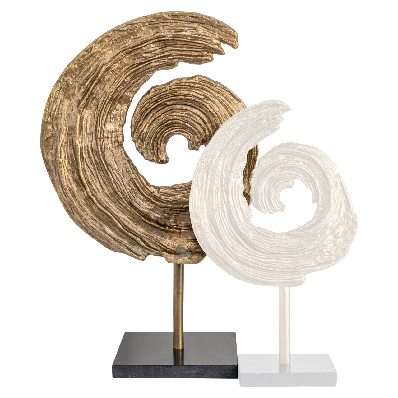 Dekorativ gjenstand Swirl antikk messing stor Richmond Interiors Pynteartikler