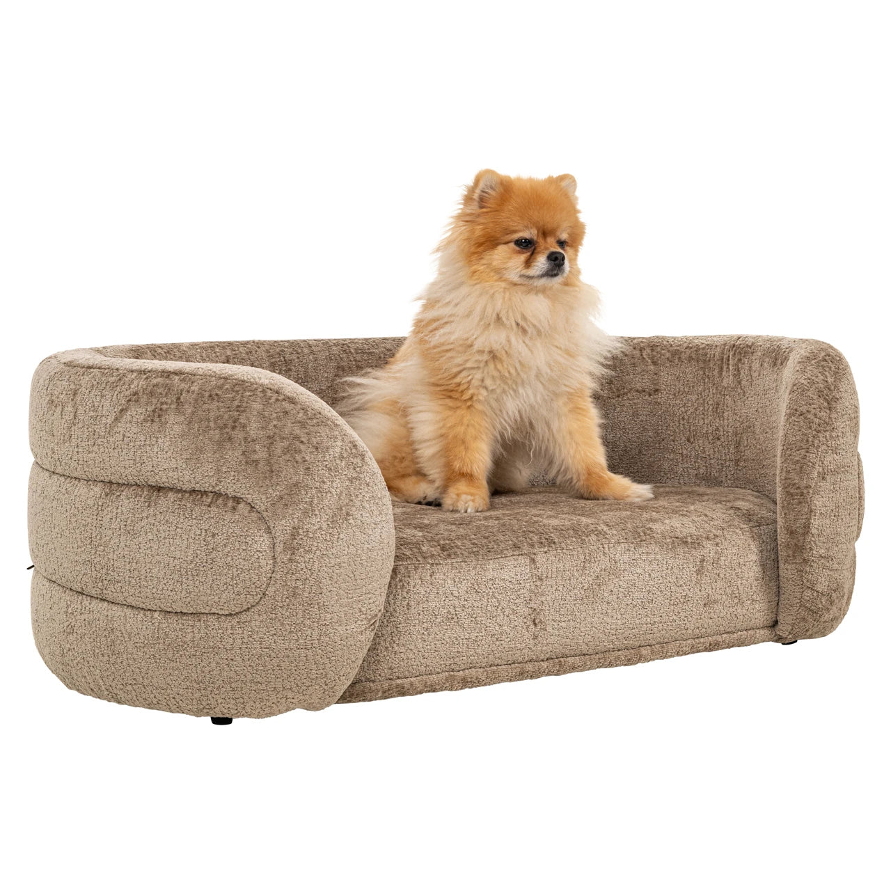 Kjæledyrseng Bingo taupe chenille Richmond Interiors Pledd