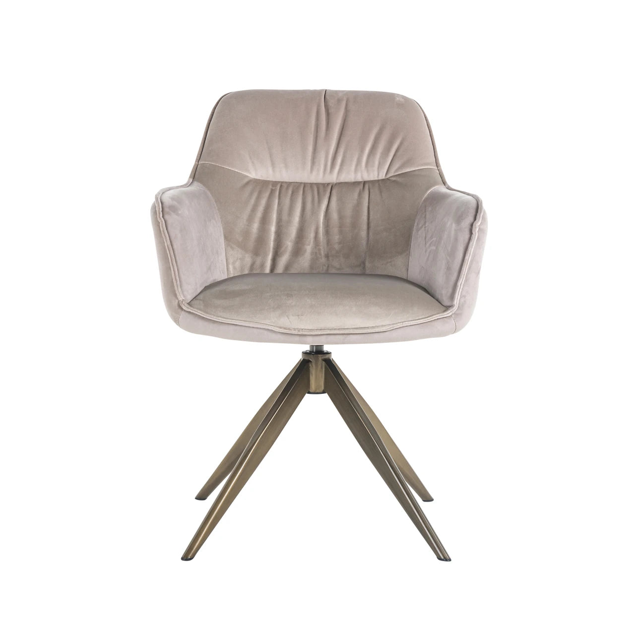 Spisestol Aline khaki fløyel svingbar flammehemmende Richmond Interiors Spisestol