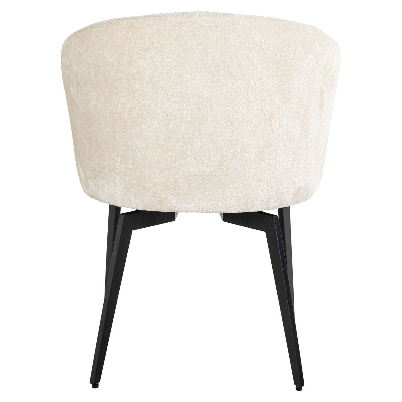 Spisestol Amphara FR hvit chenille flammehemmende Richmond Interiors Spisestol