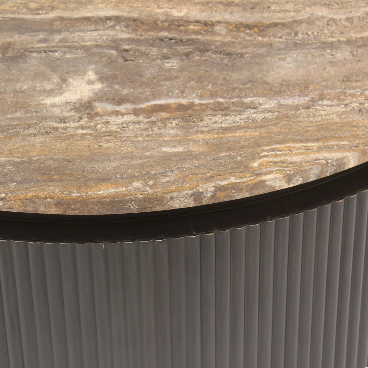 Salongbord Russo askebrun 90Ø Richmond Interiors Sofabord