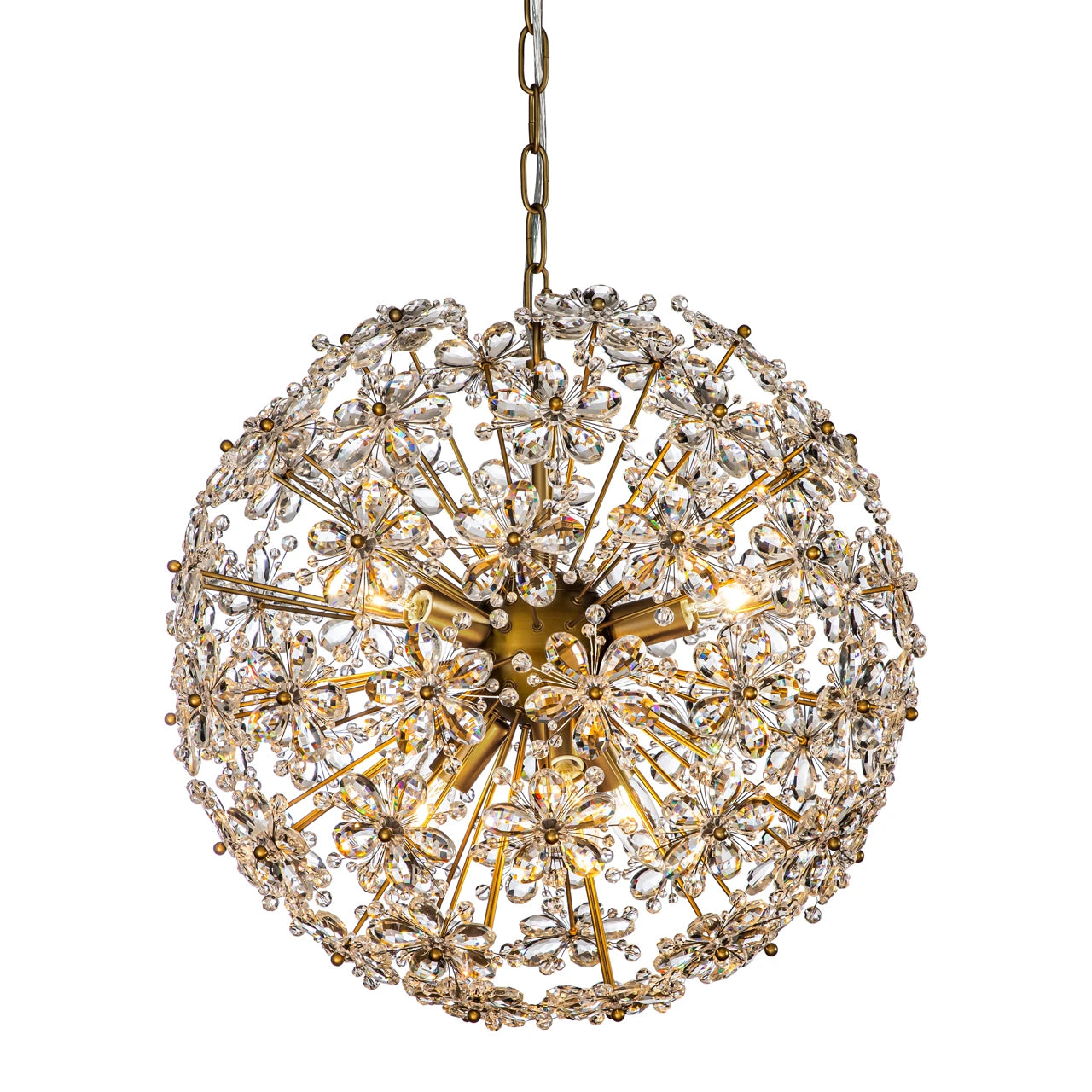 Lysekrone Cyntha bronse Richmond Interiors Taklampe
