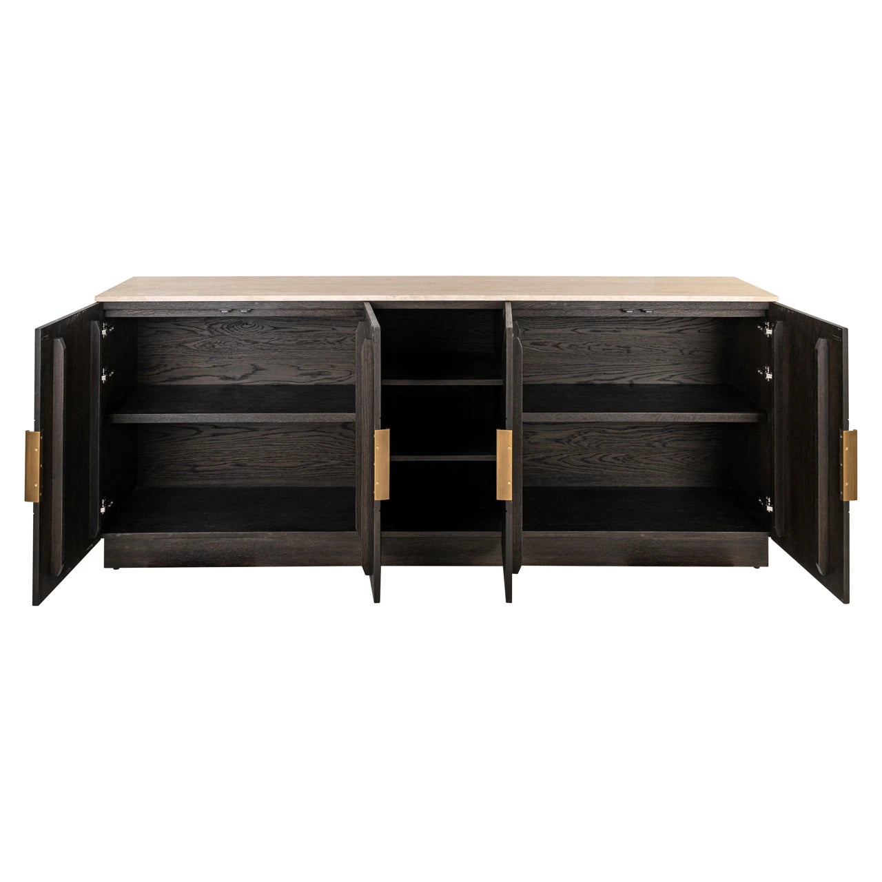 Sideboard Claremont brun 4-dører 2-hyller Richmond Interiors Skjenk