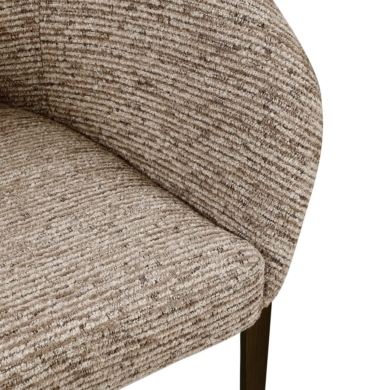 Spisestol Kenzi mocca linear brannhemmende Richmond Interiors Spisestol