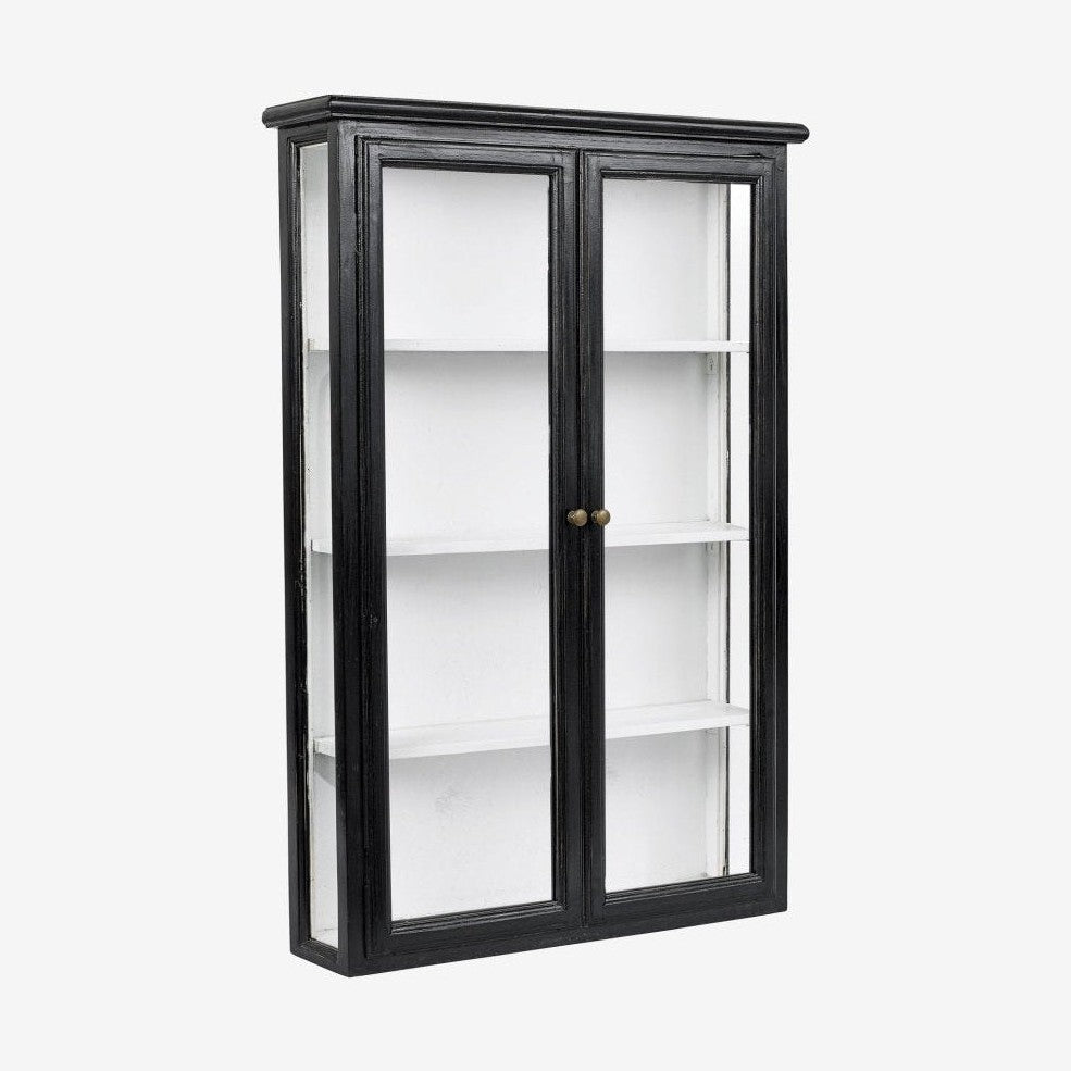 CLASSIC treveggskap - 120x82 - svart/hvitt Nordal WALL/ DISP