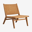 CLUB loungestol i teak med flet - natur Nordal CHAIRS+ARM