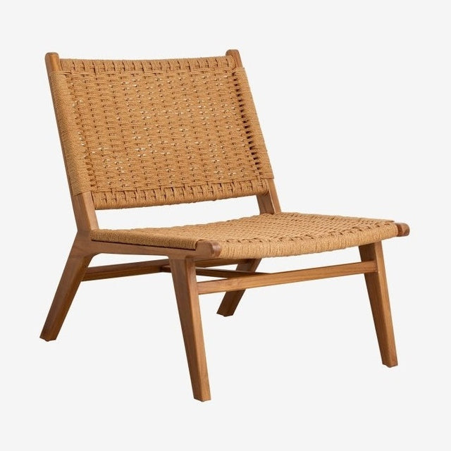 CLUB loungestol i teak med flet - natur Nordal CHAIRS+ARM