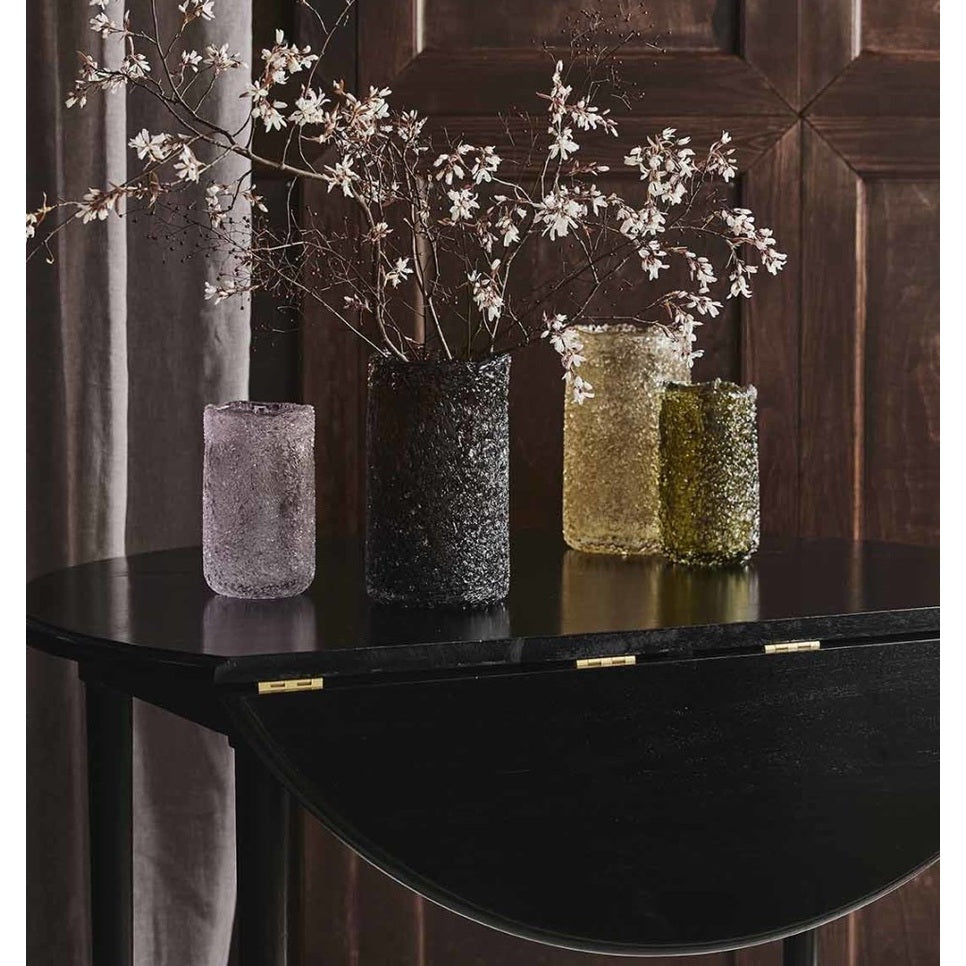 CLYDE glassvas - h19,5 cm - grønt Nordal VASEBOWL