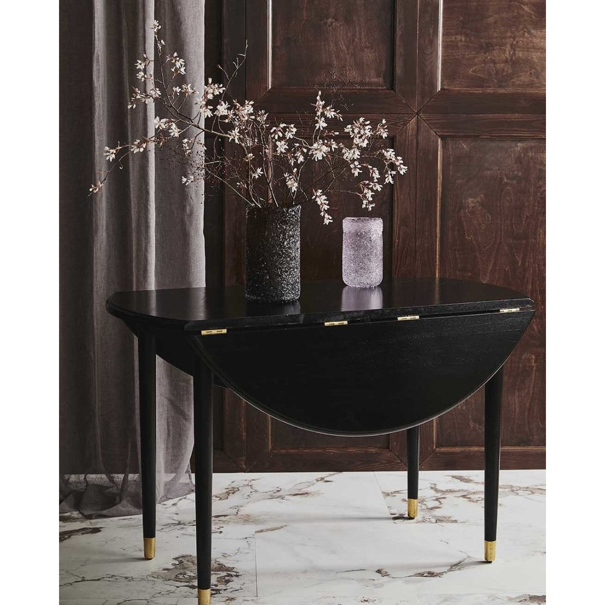 CLYDE glassvas - h19,5 cm - lyserød Nordal VASEBOWL