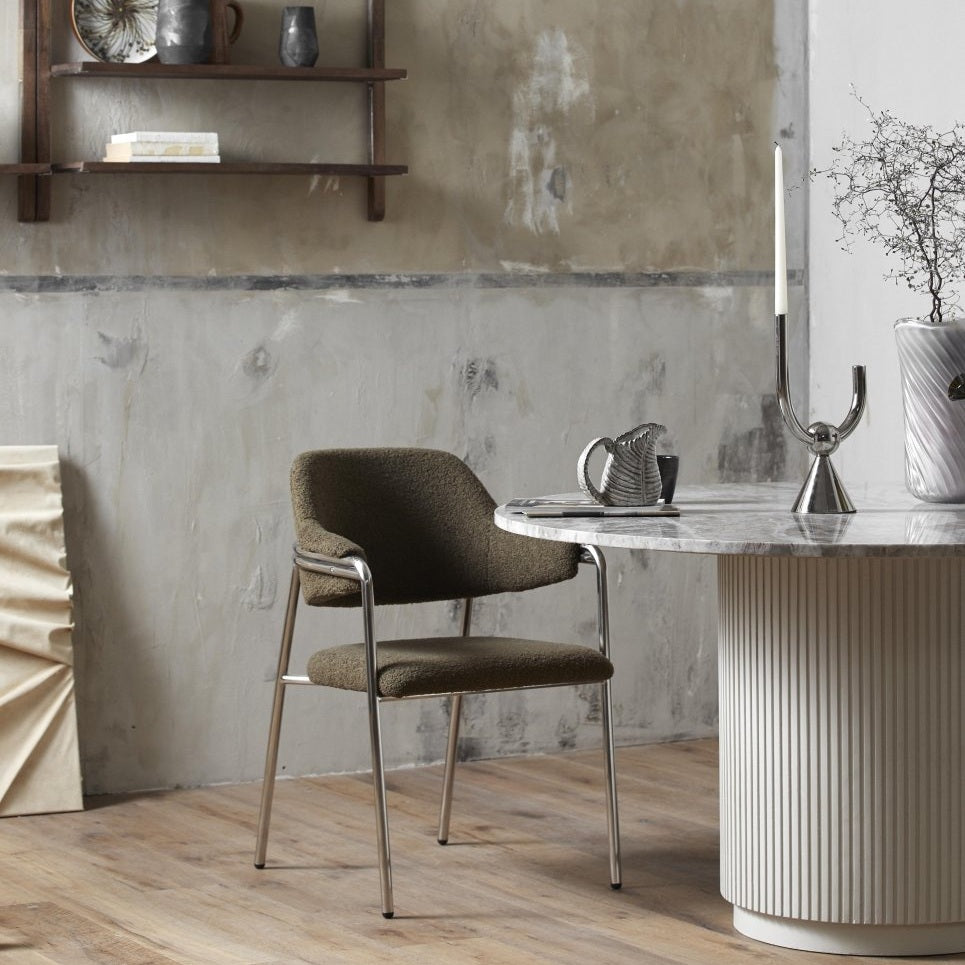 Corfu lysestasjon - krom Nordal CANDLEHOLD